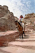 Petra - the walk which climbs up to the Monastery 